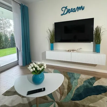 Whiteblue Dream 2 Z Ogrodkiem & Sauna & Fitness & Bawialnia Dla Dzieci